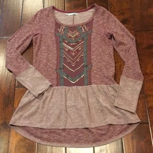 Long Sleeve Tunic Perfect with Leggings or Jeans